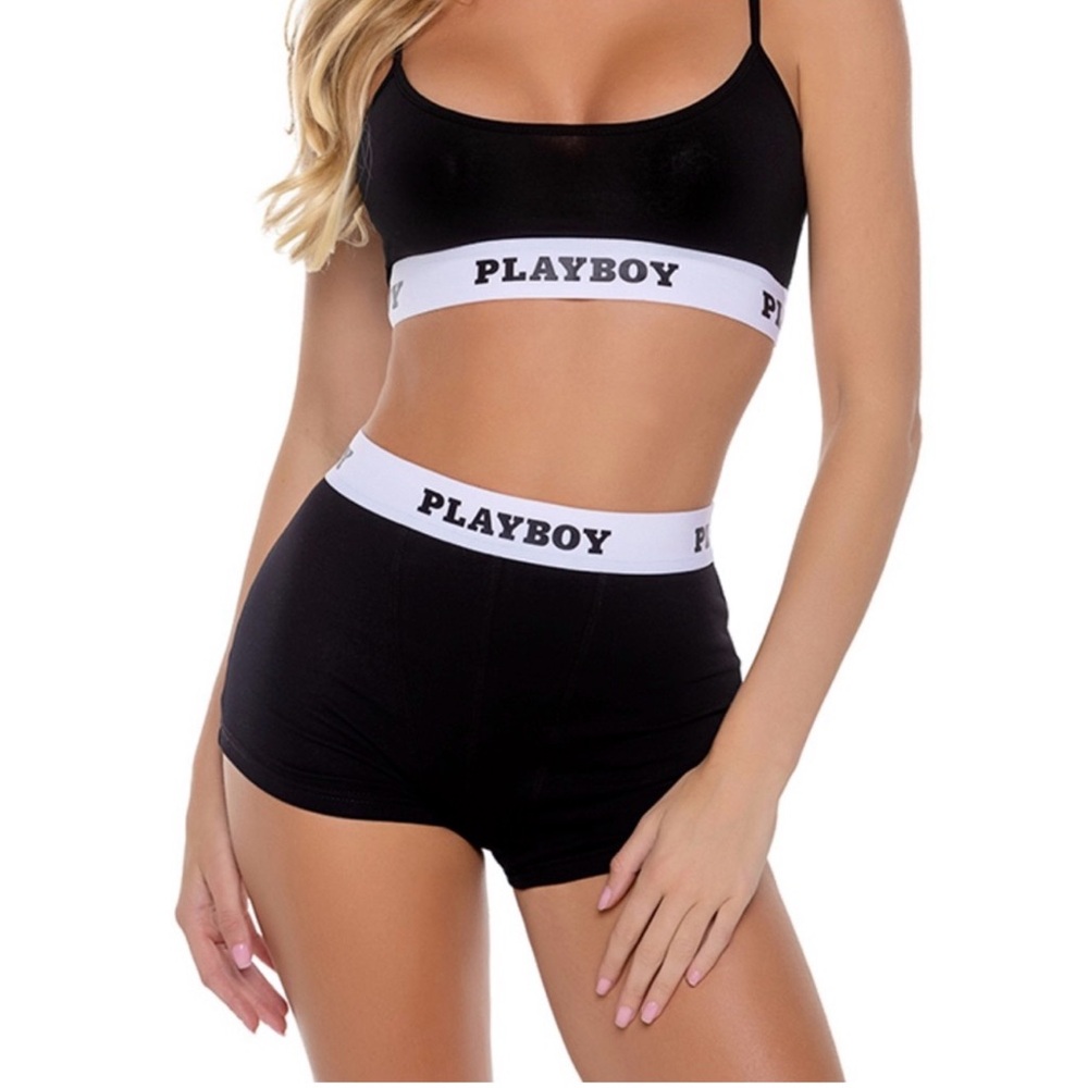 PLAYBOY Bralette & Short Set